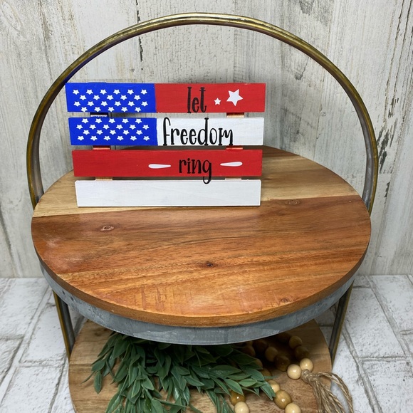 American flag mini wood pallet decor - Picture 1 of 1